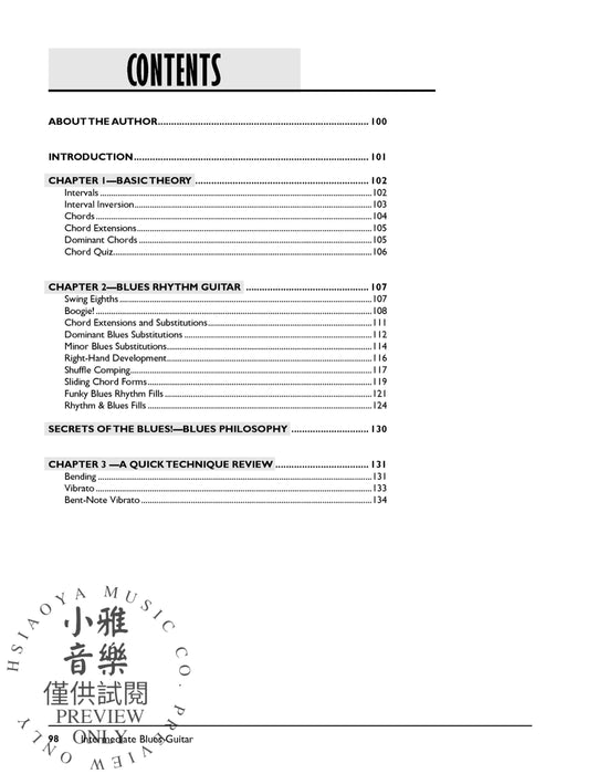 The Complete Blues Guitar Method: Complete Edition (Second Edition) 藍調吉他 | 小雅音樂 Hsiaoya Music