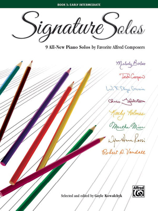 Signature Solos, Book 3 9 All-New Piano Solos by Favorite Alfred Composers 獨奏 鋼琴 獨奏 | 小雅音樂 Hsiaoya Music