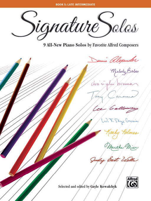 Signature Solos, Book 5 9 All-New Piano Solos by Favorite Alfred Composers 獨奏 鋼琴 獨奏 | 小雅音樂 Hsiaoya Music