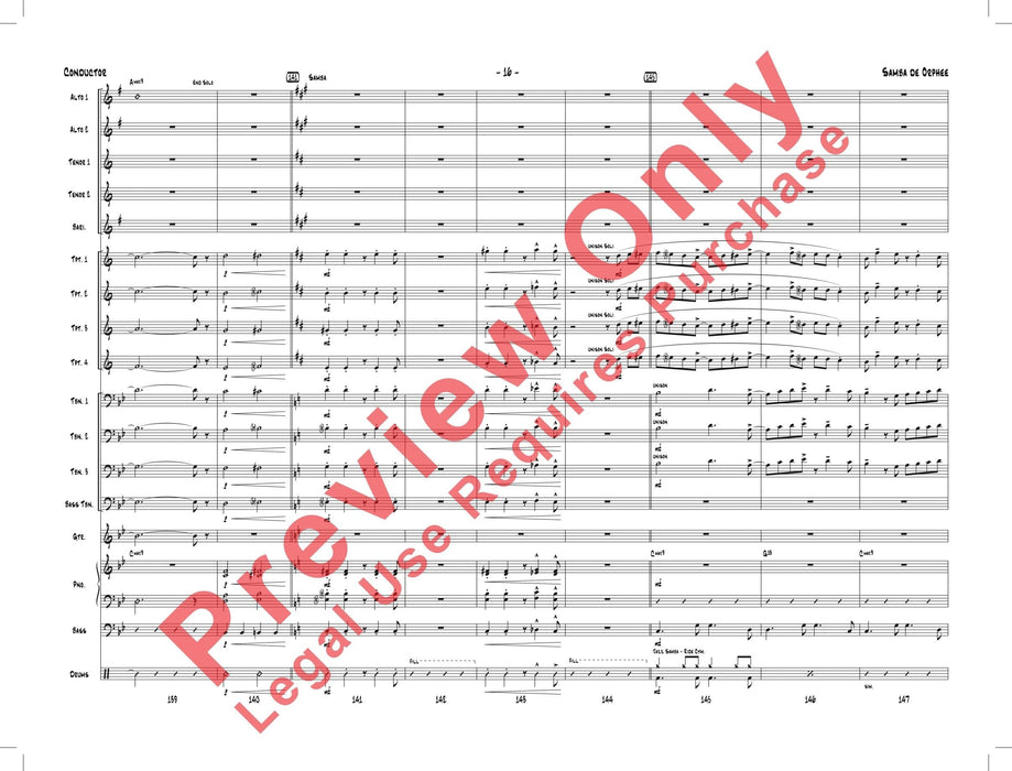 Samba de Orphee 總譜 | 小雅音樂 Hsiaoya Music