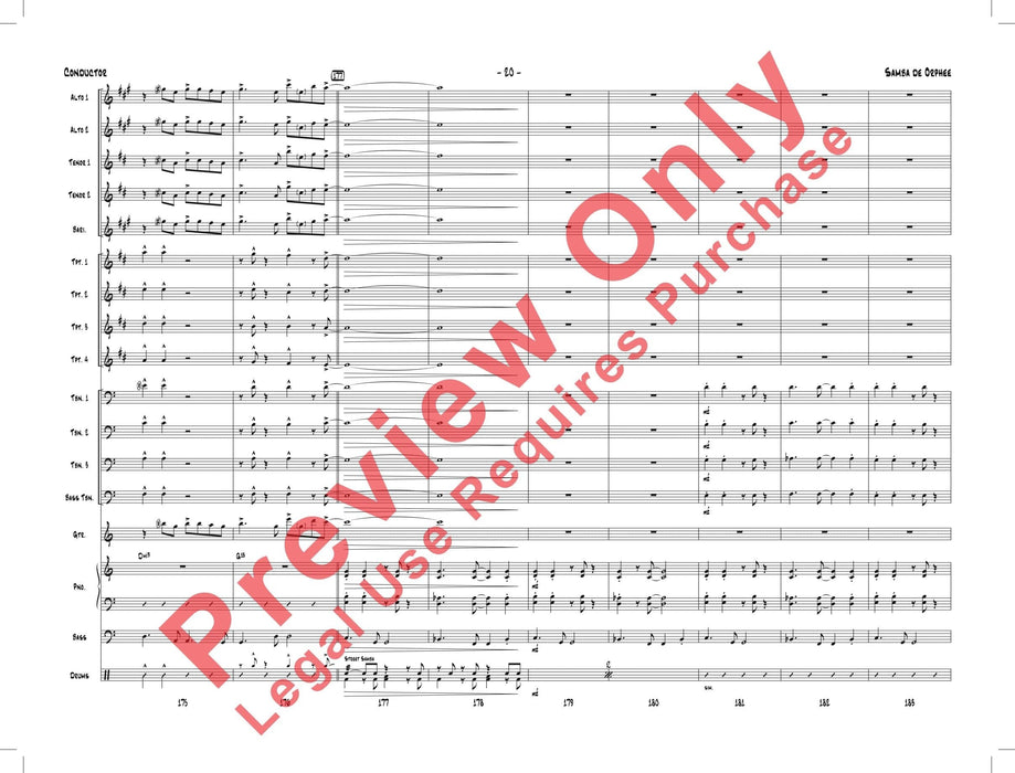 Samba de Orphee 總譜 | 小雅音樂 Hsiaoya Music