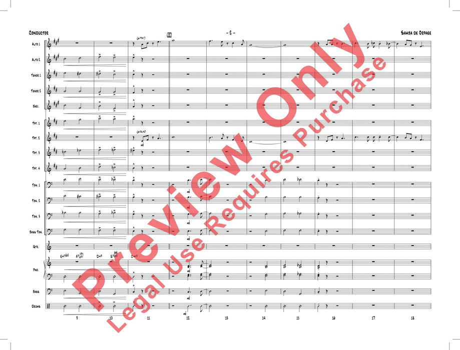 Samba de Orphee 總譜 | 小雅音樂 Hsiaoya Music