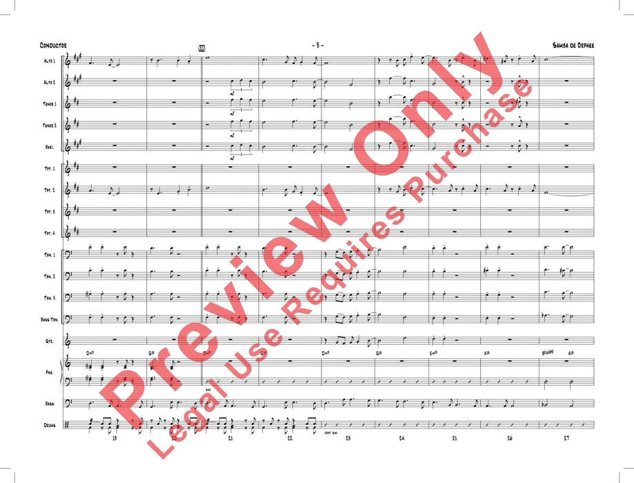 Samba de Orphee 總譜 | 小雅音樂 Hsiaoya Music