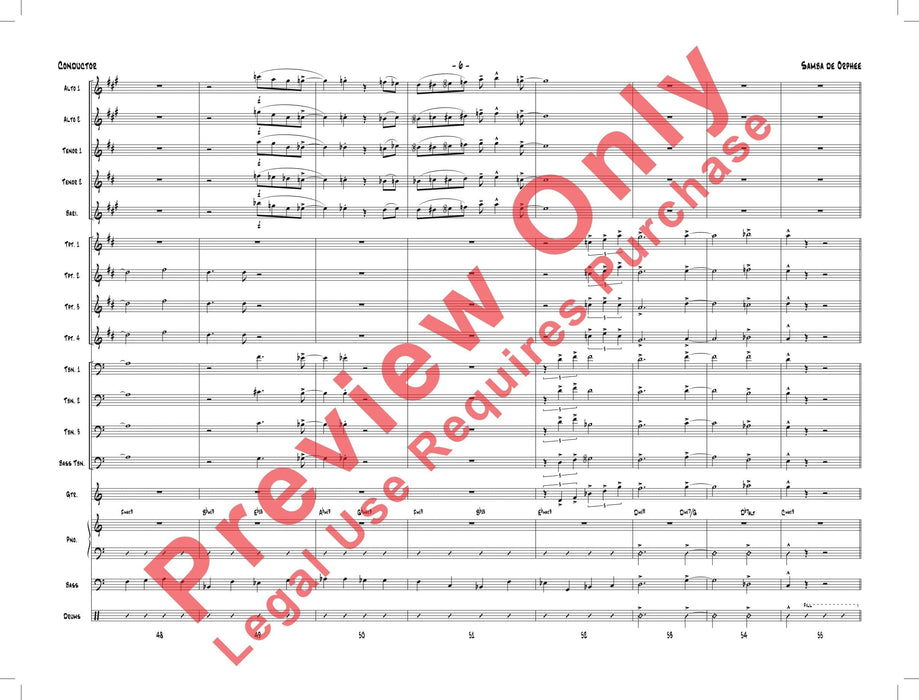 Samba de Orphee 總譜 | 小雅音樂 Hsiaoya Music