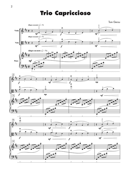 Trio Capriccioso For Violin, Viola, and Piano 三重奏 隨想曲 小提琴 中提琴 鋼琴 | 小雅音樂 Hsiaoya Music