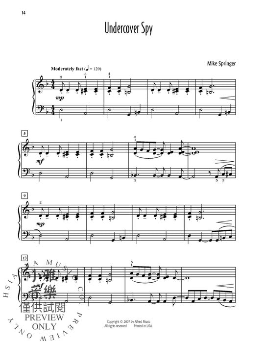 Mike Springer's Favorite Solos, Book 1 10 of His Original Piano Solos 獨奏 鋼琴 獨奏 | 小雅音樂 Hsiaoya Music