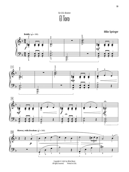 Mike Springer's Favorite Solos, Book 2 8 of His Original Piano Solos 獨奏 鋼琴 獨奏 | 小雅音樂 Hsiaoya Music