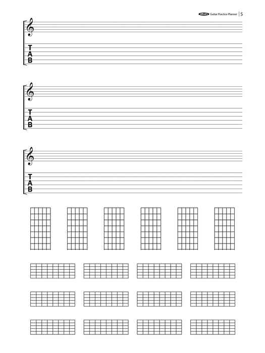 Alfred's Guitar Practice Planner Customizable Weekly Organizer for Teachers and Students 吉他 管風琴 | 小雅音樂 Hsiaoya Music