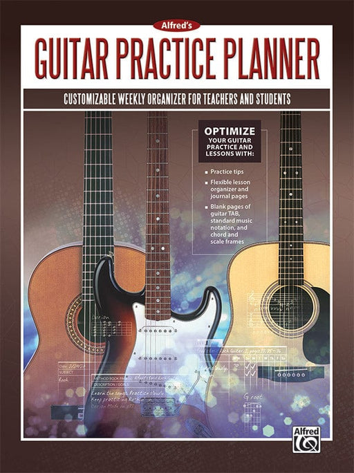 Alfred's Guitar Practice Planner Customizable Weekly Organizer for Teachers and Students 吉他 管風琴 | 小雅音樂 Hsiaoya Music