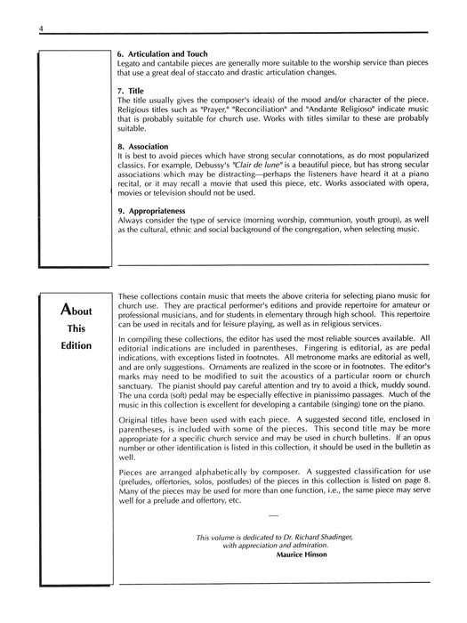 Classical Music for the Church Service, Volume 2 古典 | 小雅音樂 Hsiaoya Music