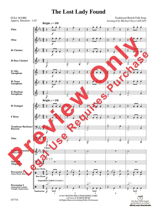 The Lost Lady Found 總譜 | 小雅音樂 Hsiaoya Music