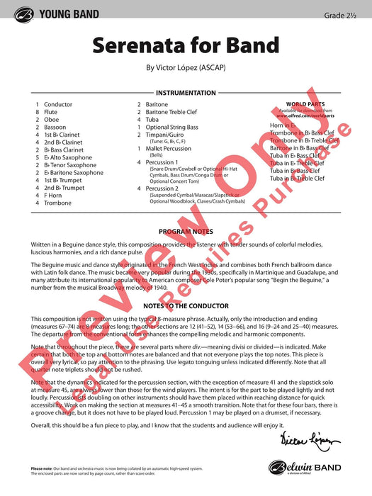 Serenata for Band | 小雅音樂 Hsiaoya Music