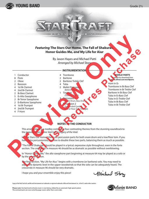 Starcraft II: Legacy of the Void Featuring: The Stars Our Home / The Fall of Sakuras / Honor Guides Me / My Life for Aiur 總譜 | 小雅音樂 Hsiaoya Music