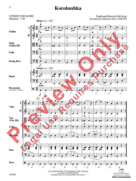 Korobushka 總譜 | 小雅音樂 Hsiaoya Music