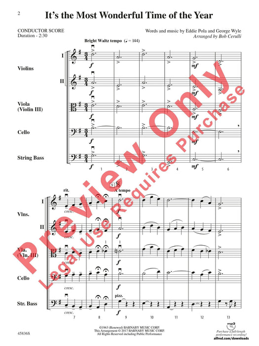 It's the Most Wonderful Time of the Year 總譜 | 小雅音樂 Hsiaoya Music