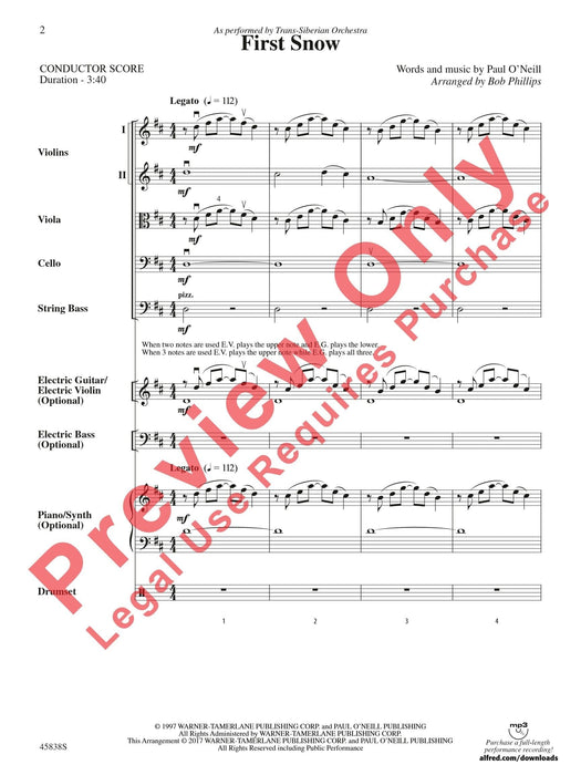 First Snow As Performed by Trans-Siberian Orchestra 管弦樂團 | 小雅音樂 Hsiaoya Music