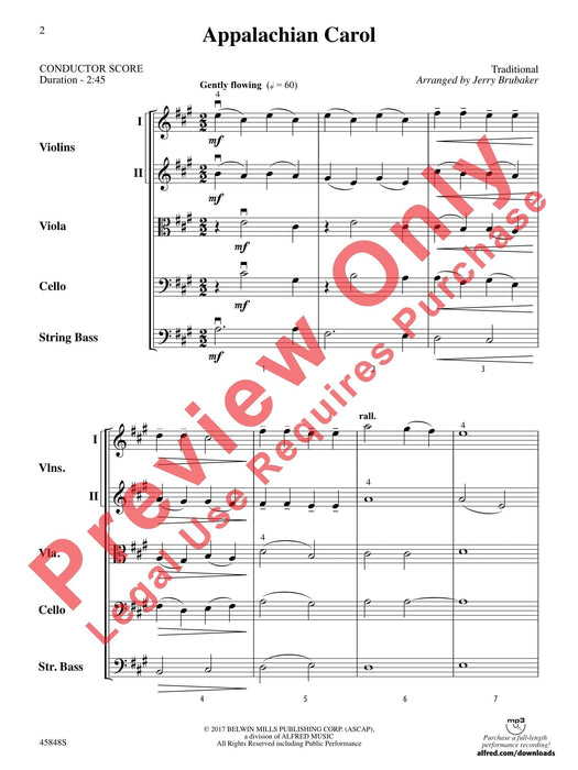 Appalachian Carol 耶誕頌歌 總譜 | 小雅音樂 Hsiaoya Music