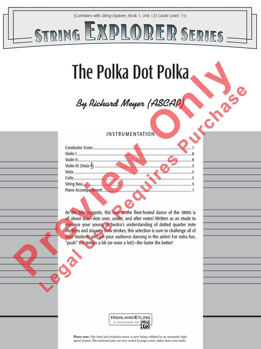 The Polka Dot Polka 波卡舞曲 波卡舞曲 總譜 | 小雅音樂 Hsiaoya Music