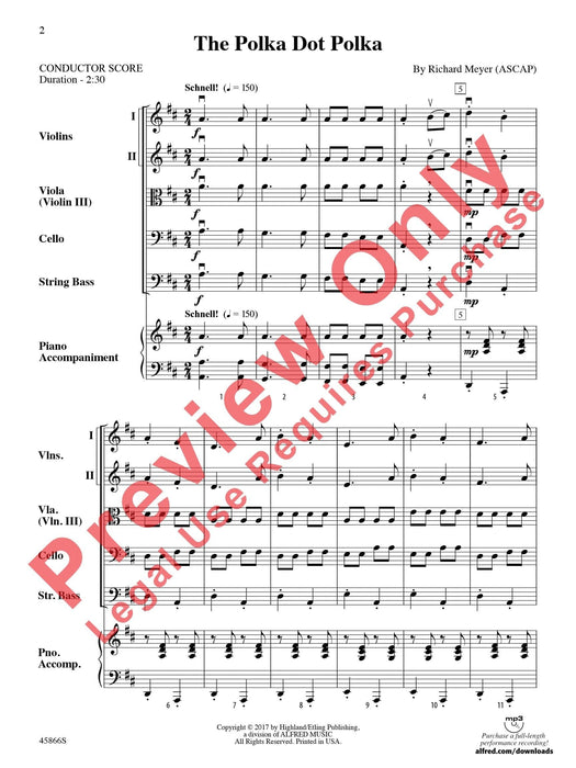 The Polka Dot Polka 波卡舞曲 波卡舞曲 總譜 | 小雅音樂 Hsiaoya Music