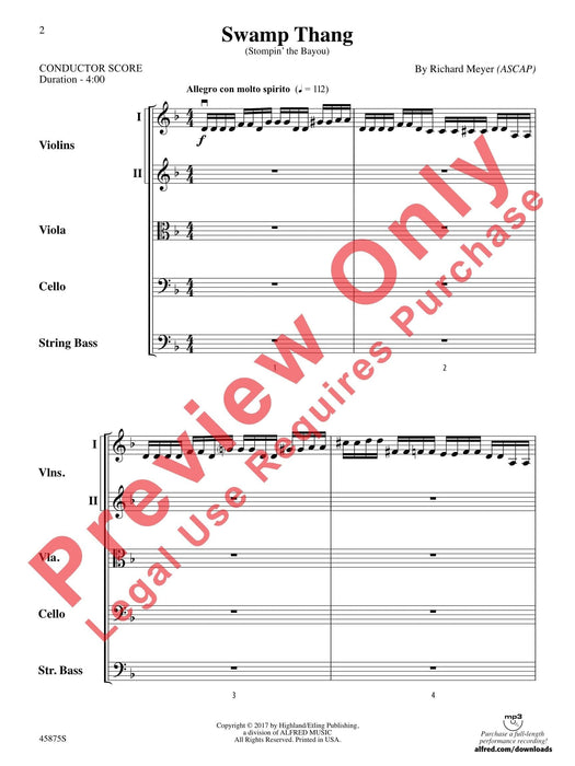 Swamp Thang Stompin' the Bayou 總譜 | 小雅音樂 Hsiaoya Music