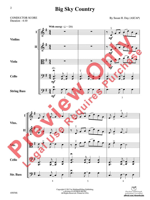 Big Sky Country 總譜 | 小雅音樂 Hsiaoya Music