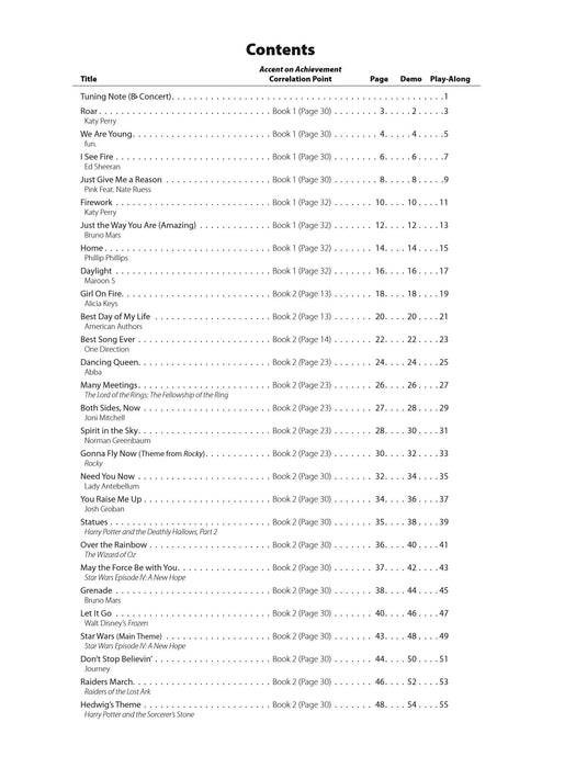 Accent on Achievement Pop, Rock, and Movie Instrumental Solos 獨奏 | 小雅音樂 Hsiaoya Music