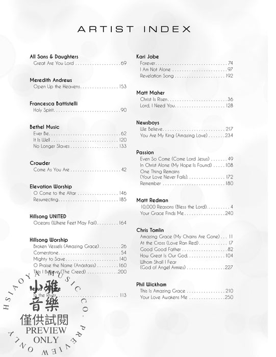 Modern Worship Song Collection | 小雅音樂 Hsiaoya Music