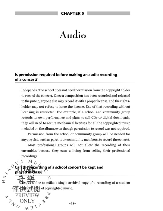 Copyright Handbook for Music Educators and Directors A Practical, Easy-to-Read Guide | 小雅音樂 Hsiaoya Music