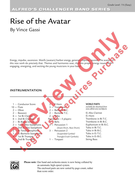 Rise of the Avatar 總譜 | 小雅音樂 Hsiaoya Music