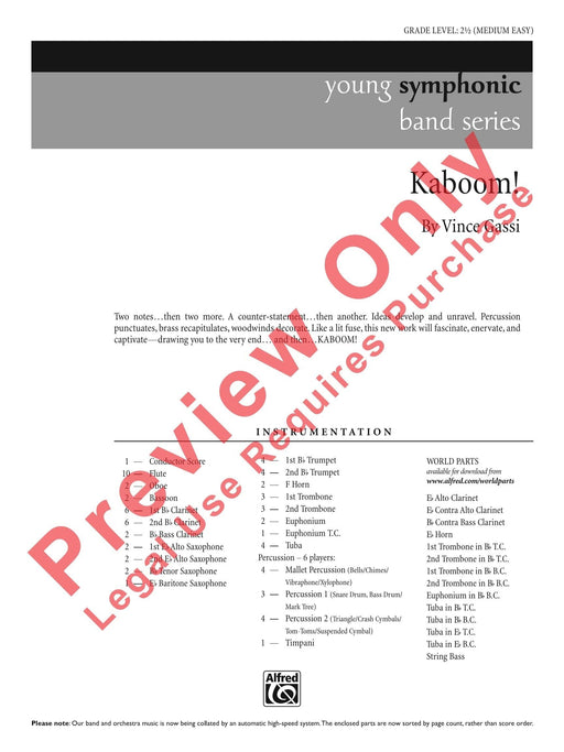 Kaboom! 總譜 | 小雅音樂 Hsiaoya Music