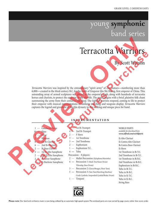 Terracotta Warriors 總譜 | 小雅音樂 Hsiaoya Music