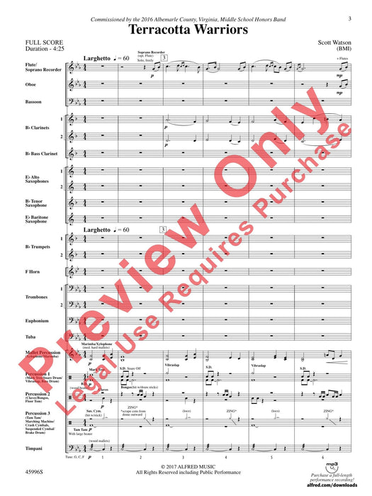 Terracotta Warriors 總譜 | 小雅音樂 Hsiaoya Music