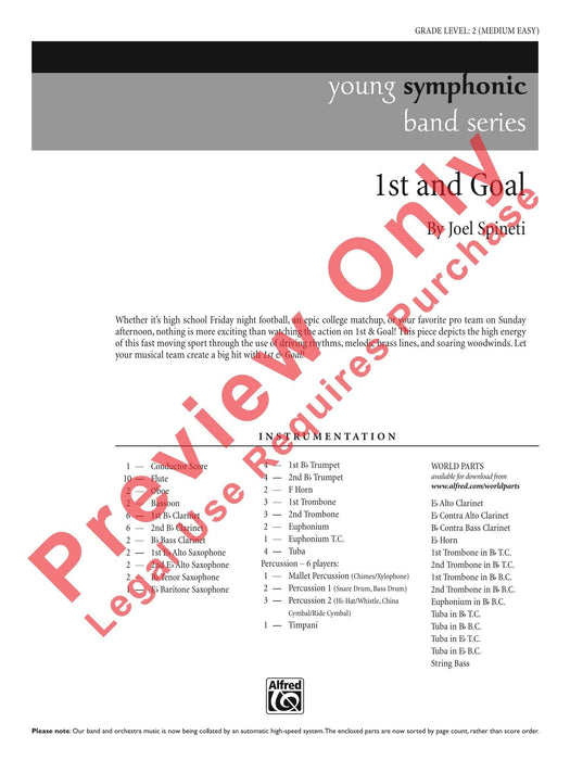 1st and Goal 總譜 | 小雅音樂 Hsiaoya Music