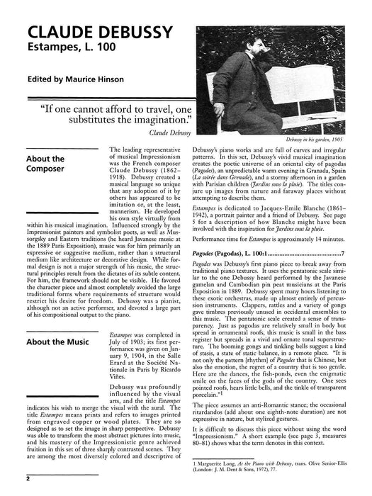 Debussy: Estampes 德布西 版畫 | 小雅音樂 Hsiaoya Music