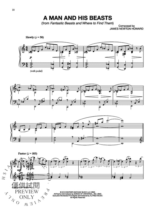 Fantastic Beasts and Where to Find Them, Selections from | 小雅音樂 Hsiaoya Music