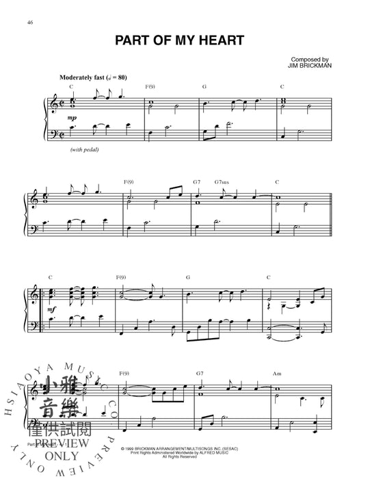 The Jim Brickman Collection, Words & Music | 小雅音樂 Hsiaoya Music