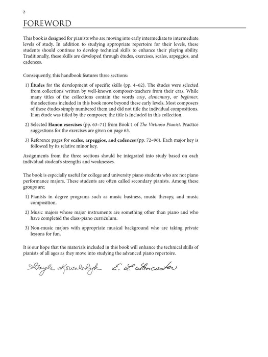 Piano Studies for Technical Development, Volume 1 A Comprehensive Anthology of Études, Exercises, Scales, Arpeggios, and Cadences 鋼琴 練習曲 | 小雅音樂 Hsiaoya Music