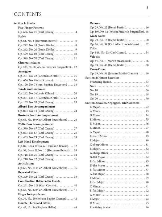Piano Studies for Technical Development, Volume 2 A Comprehensive Anthology of Études, Exercises, Scales, Arpeggios, and Cadences 鋼琴 練習曲 | 小雅音樂 Hsiaoya Music