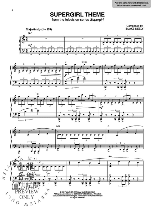 Supergirl Theme From the Television Series Supergirl 主題 | 小雅音樂 Hsiaoya Music