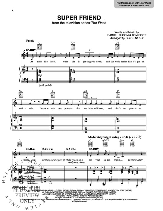 Super Friend From the Television Series The Flash | 小雅音樂 Hsiaoya Music