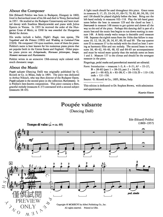 Poldini: Poupée Valsante | 小雅音樂 Hsiaoya Music