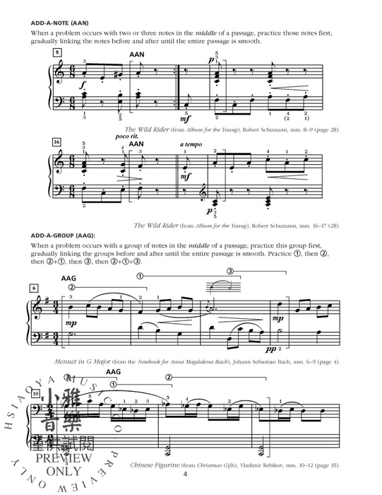 Classics for the Developing Pianist, Study Guide Book 1 Study Guide for Preparation, Practice & Performance | 小雅音樂 Hsiaoya Music