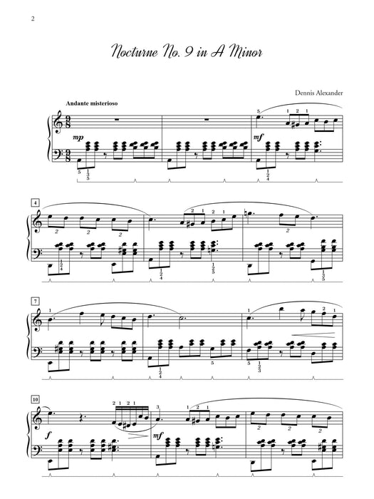 Nocturnes, Book 2 6 Romantic-Style Solos for Piano 夜曲 風格獨奏 鋼琴 | 小雅音樂 Hsiaoya Music