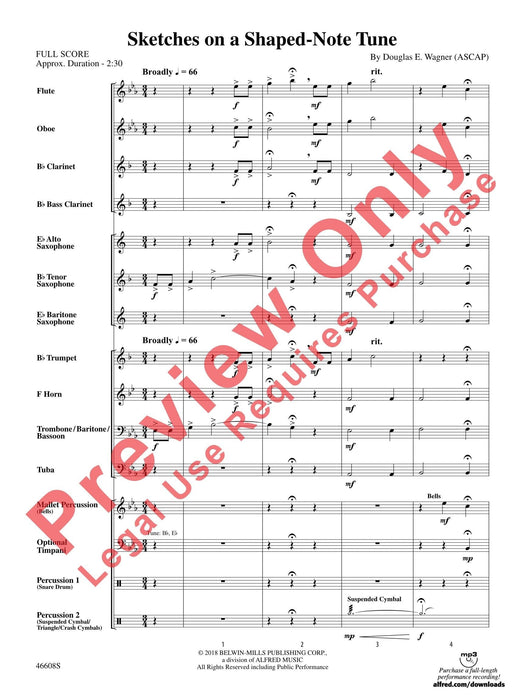 Sketches on a Shaped-Note Tune 音符 總譜 | 小雅音樂 Hsiaoya Music