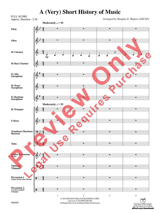 A (Very) Short History of Music 總譜 | 小雅音樂 Hsiaoya Music