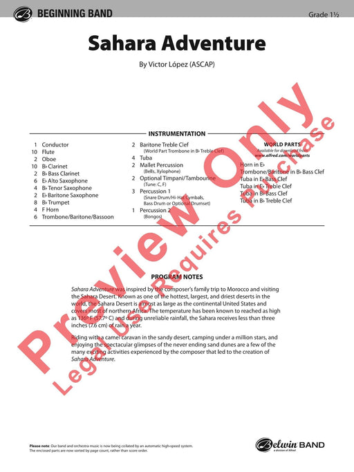 Sahara Adventure 總譜 | 小雅音樂 Hsiaoya Music