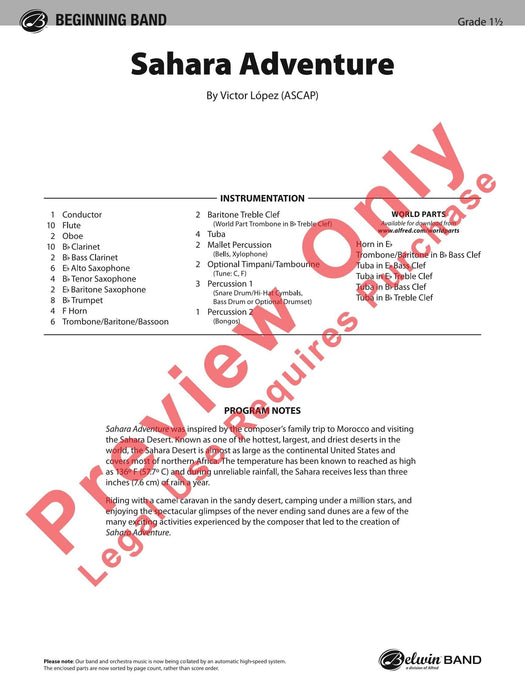 Sahara Adventure 總譜 | 小雅音樂 Hsiaoya Music