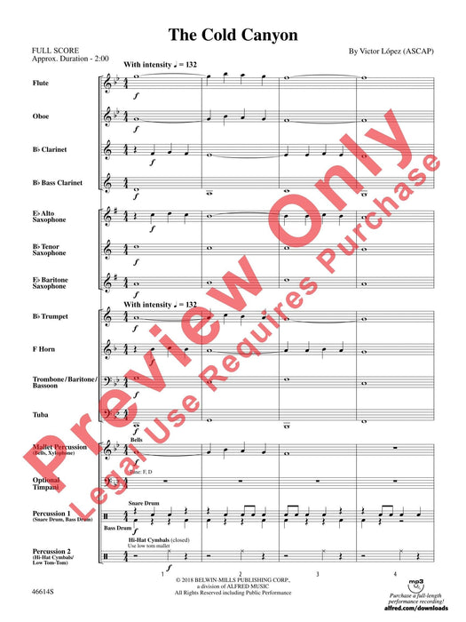 The Cold Canyon 總譜 | 小雅音樂 Hsiaoya Music