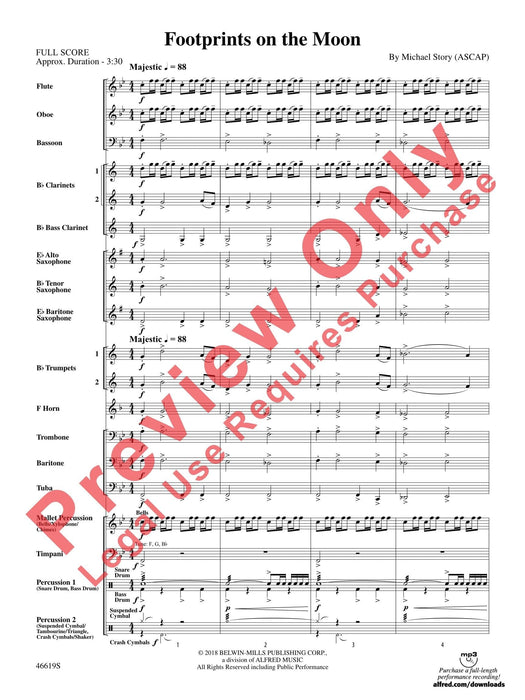 Footprints on the Moon 總譜 | 小雅音樂 Hsiaoya Music