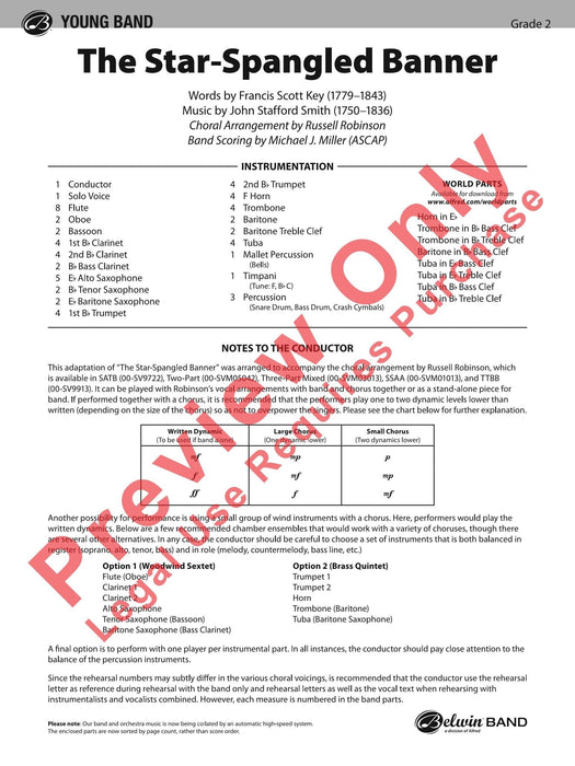 The Star-Spangled Banner (for Band and Optional Choir) | 小雅音樂 Hsiaoya Music